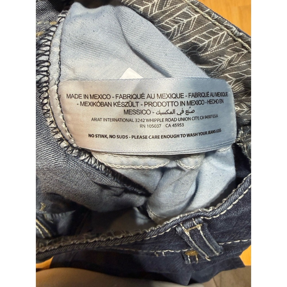 Ariat REAL Arrow Danna Jeans Womens 29L Perfect Rise Bootcut Nashville Western - Picture 8 of 15